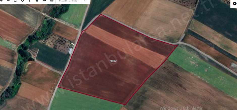 Tekirdağ Marmaraereğli Çeşmeli Mah Satılık Tarla Arsa 234 M2 Hisseli Yolu Var Denize Yakın Marmaraereğlisi