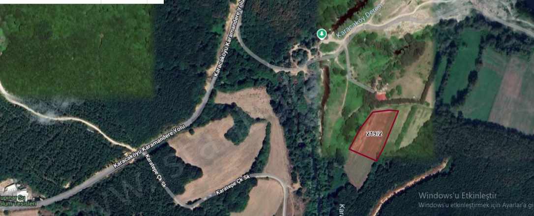 Çatalca Karacaköyde Satılık Tarla Arsa 615 M2 Hisseli Yolu Var Karacaköy Merkez Mah