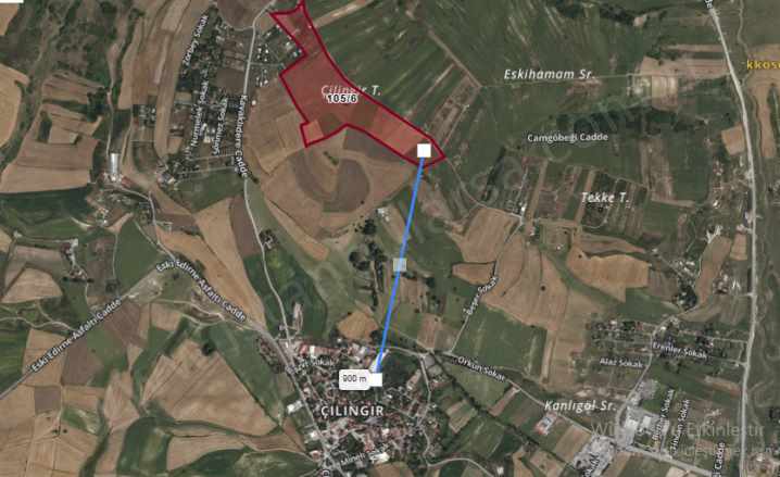 Arnavutköy Çilingirde Satılık Tarla Arsa 852 M2 Yolu Var Hisseli Çilingir Mah