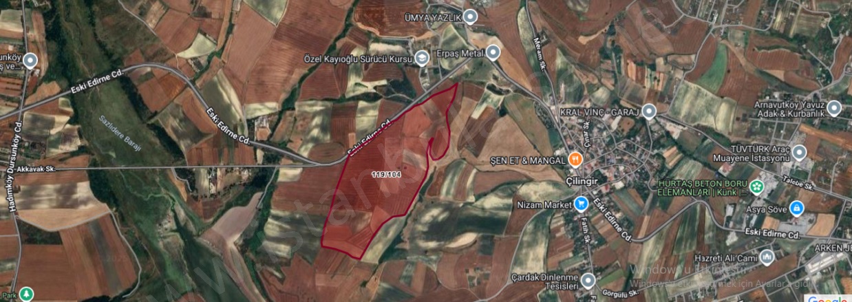 Çilingir Mah. Arnavutköy Satılık Tarla |  7000M2 30.000.000Tl Resim-1