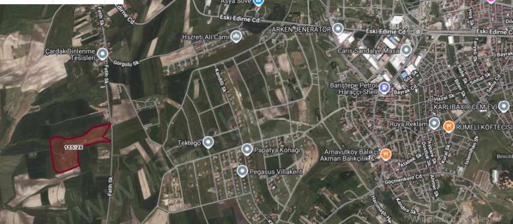 Arnavutköy Çilingirde Satılık Tarla Arsa 681 M2 Hisseli Yolu Var Çilingir Mah