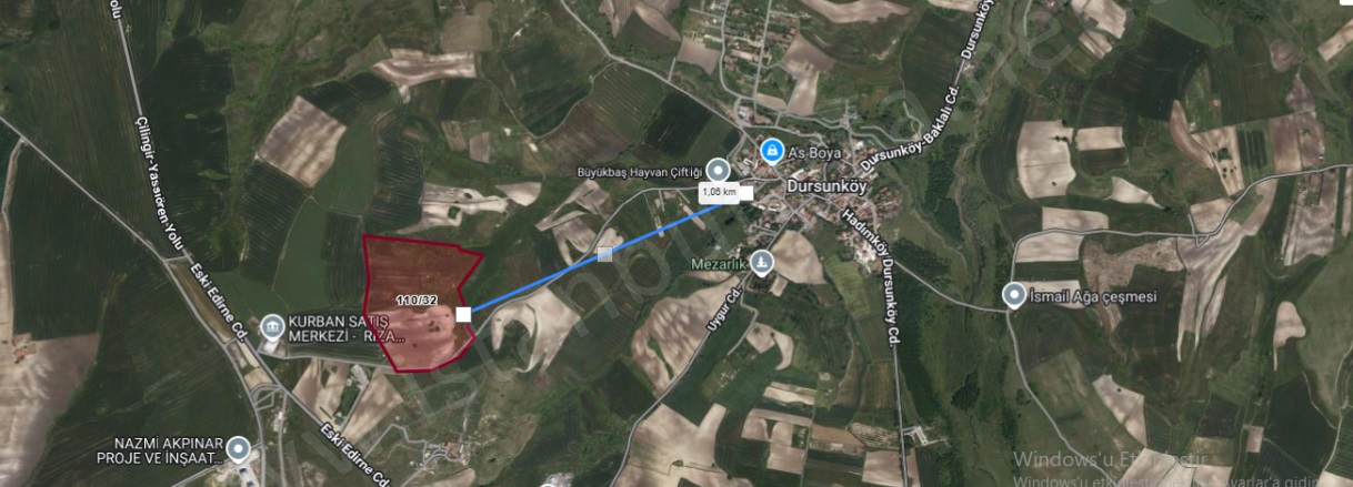 Dursunköy Mah. Arnavutköy Satılık Tarla |  4000M2 14.300.000Tl Resim-4