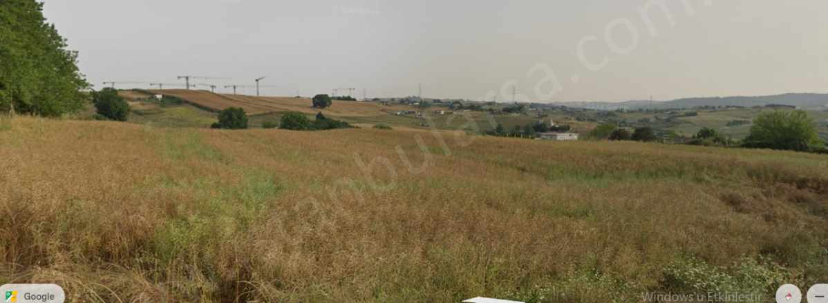 Arnavutköy Çilingirde Satılık Tarla 9 800 M2 Cadde Cephe Tek Tapu Yolu Var Çilingir Mah