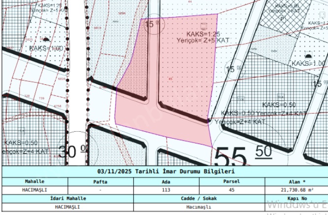 Hacımaşlı Mah. Arnavutköy Satılık Tarla |  5775M2 55.000.000Tl Resim-5