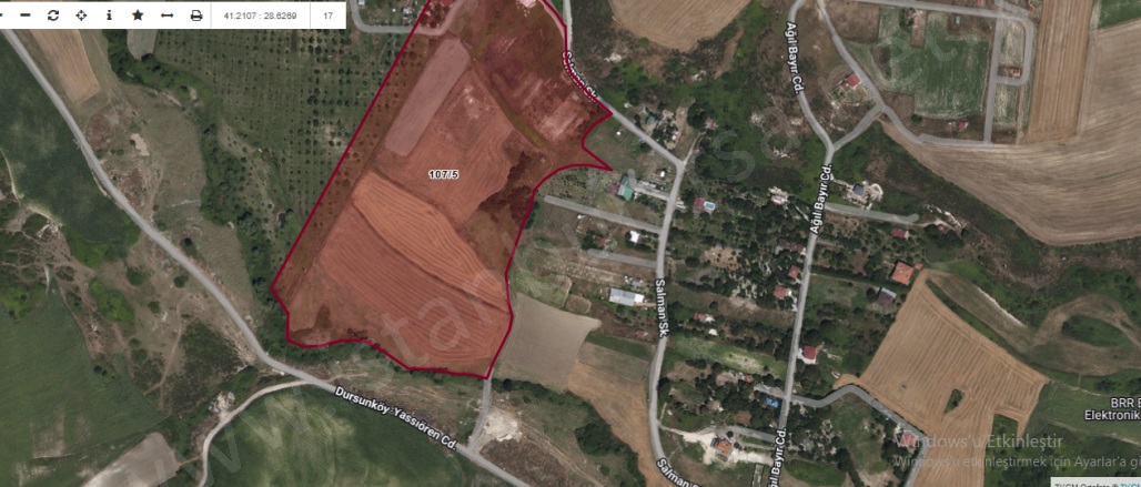 Dursunköy Mah. Arnavutköy Satılık Tarla |  483M2 1.860.000Tl Resim-1