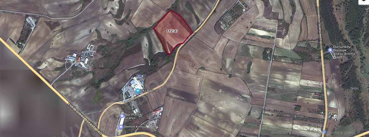 Arnavutköy Dursunköyde Satılık Arsa 1 293 M2 Cadde Cephe Hisseli imarlı Dursunköy Mah