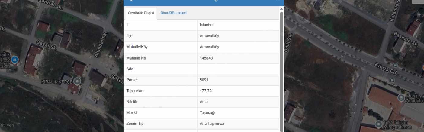 Arnavutköy Nenehatun Mah Satılık Arsa 354 M2 Yanyana iki Parsel Müstakil 3 Kat imarlı