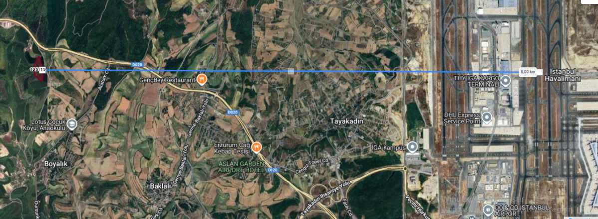 Arnavutköy Boyalıkta Satılık Tarla Arsa 256 M2 Hisseli Caddeye Yakın Boyalık Mah