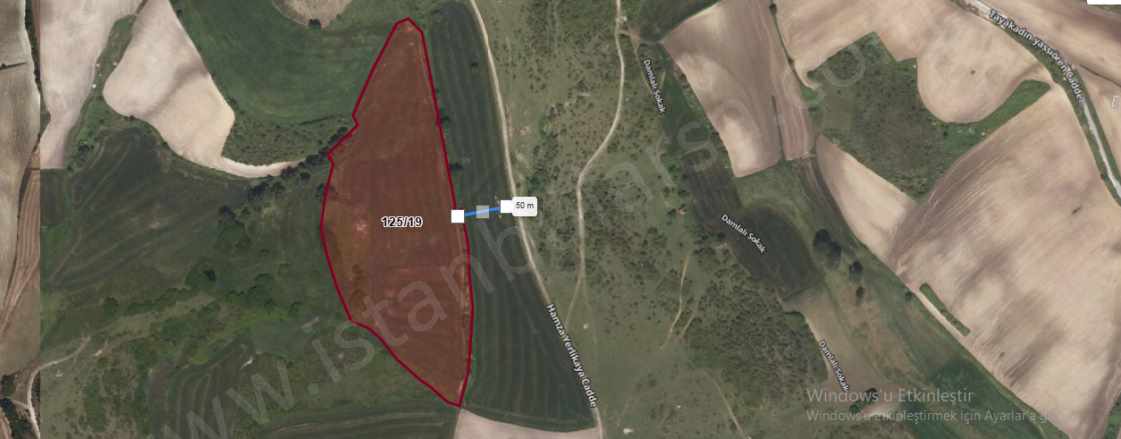 Arnavutköy Boyalıkta Satılık Tarla Arsa 256 M2 Hisseli Caddeye Yakın Boyalık Mah