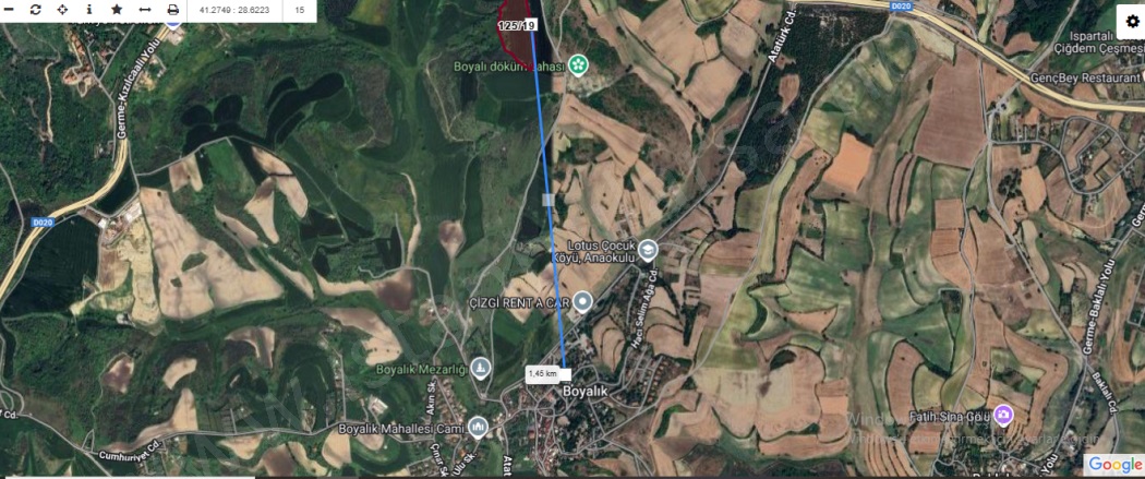 Boyalık Mah. Arnavutköy Satılık Tarla |  256M2 1.035.000Tl Resim-4