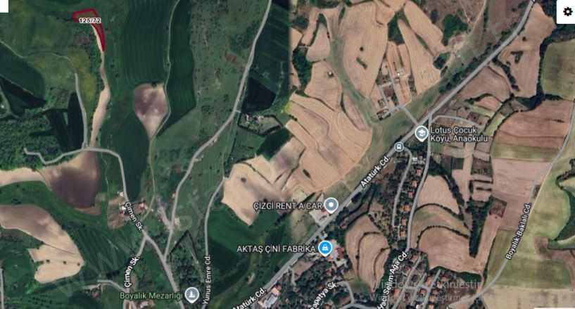 Arnavutköy Boyalıkta Satılık Tarla Arsa 415 M2 Hisseli Boyalık Mah