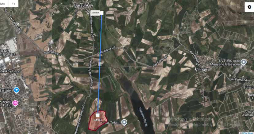 Arnavutköy Dursunköyde Satılık Arsa 550 M2 Caddeye Yakın Dursunköy Mah