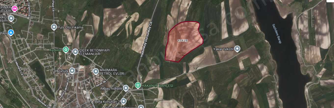 Arnavutköy Dursunköyde Satılık Arsa 550 M2 Caddeye Yakın Dursunköy Mah