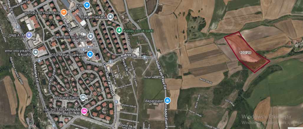 Arnavutköy Dursunköyde Satılık Tarla Arsa 230 M2 Yolu Var Evlerin Yakını Dursunköy Mah