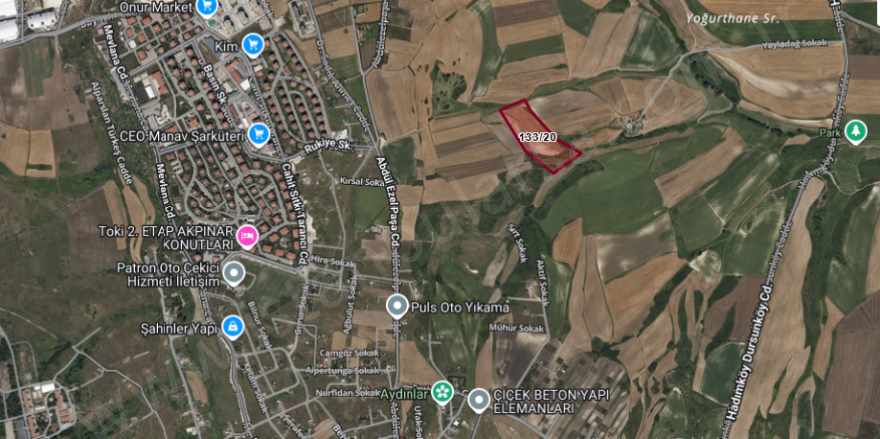 Arnavutköy Dursunköyde Satılık Tarla Arsa 230 M2 Yolu Var Evlerin Yakını Dursunköy Mah