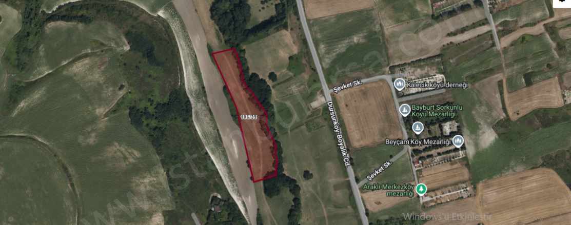 Arnavutköy Dursunköyde Satılık Tarla Arsa 100 M2 Hisseli Dursunköy Mah