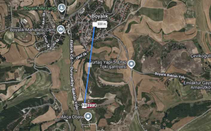 Arnavutköy Boyalıkta Satılık Tarla Arsa 202 M2 Evlerin Yakını Hisseli Boyalık Mah