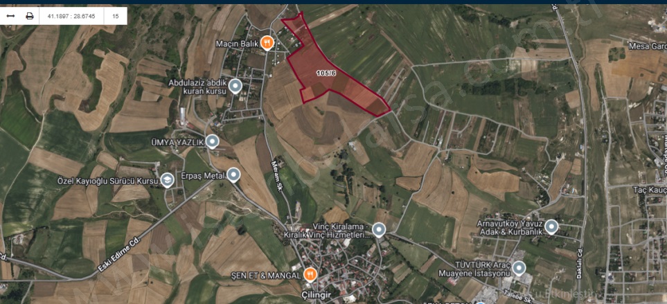 Çilingir Mah. Arnavutköy Satılık Arsa |  1165M2 6.850.000Tl Resim-4