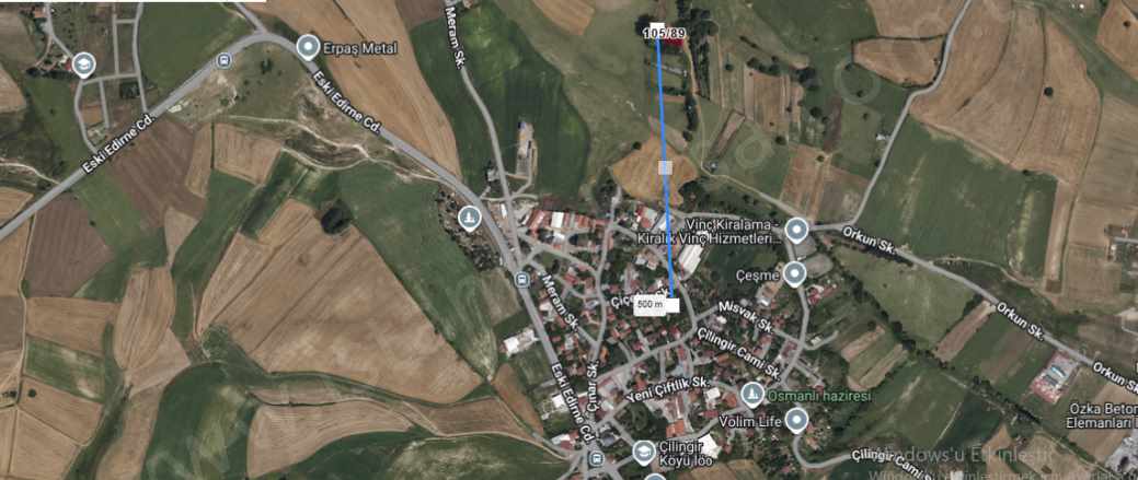 Arnavutköy Çilingirde Satılık Tarla Arsa 178 M2 Yolu Var Evlerin Yakını Çilingir Mah