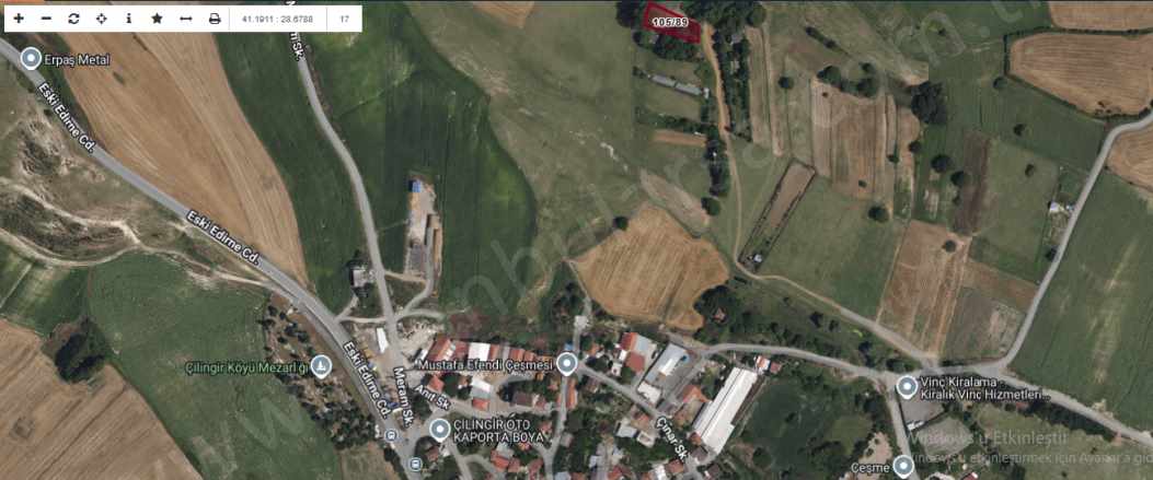 Arnavutköy Çilingirde Satılık Tarla Arsa 178 M2 Yolu Var Evlerin Yakını Çilingir Mah