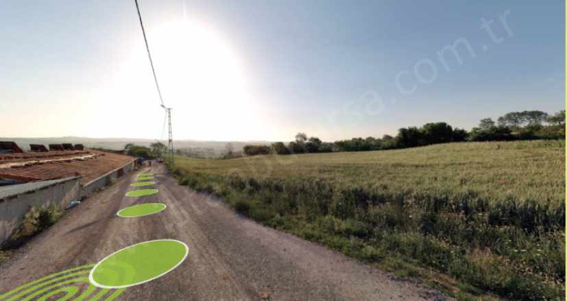 Arnavutköy Tayakadın Satılık Tarla Arsa 294 M2 Cadde Cephe imarlı Merkezde Mah