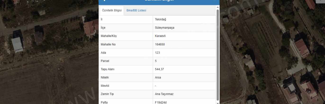 Tekirdağ Süleymanpaşa Karaevli Mah Satılık Arsa 1 085 M2 Deniz Manzaralı Villa imarlı