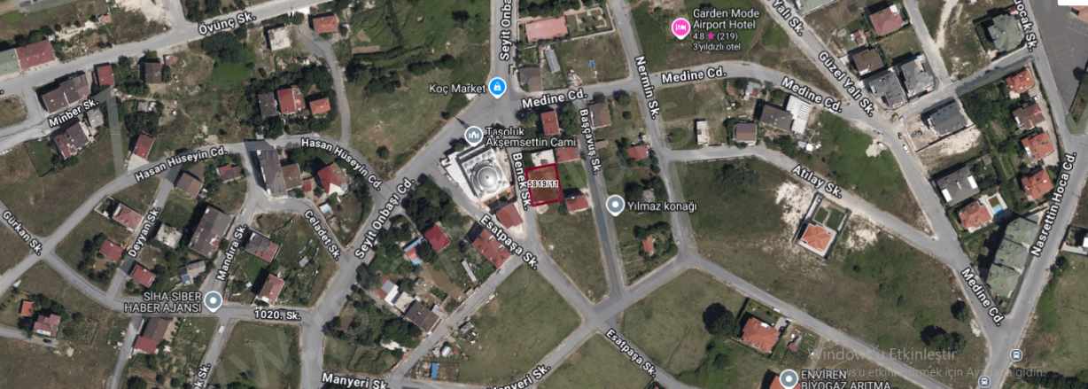 Arnavutköy Taşolukta Satılık Arsa 335 M2 Villa imarlı Merkezde Taşoluk Mah