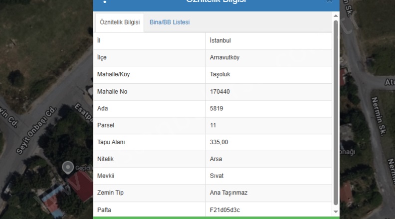 Taşoluk Mah. Arnavutköy Satılık Arsa |  335M2 9.350.000Tl Resim-2