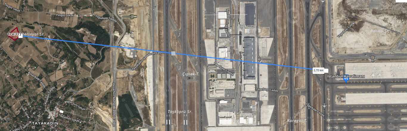 Arnavutköy Tayakadın Satılık Arsa 250 M2 Hisseli Çaplı Mah