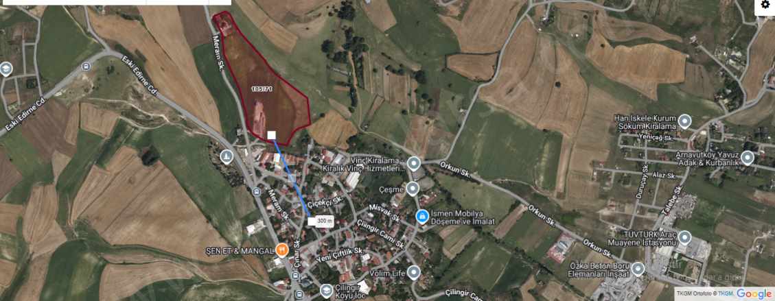 Arnavutköy Çilingirde Satılık Tarla Arsa 2 200 M2 Hisseli Yolu Var Evlerin Yakını Çilingir Mah