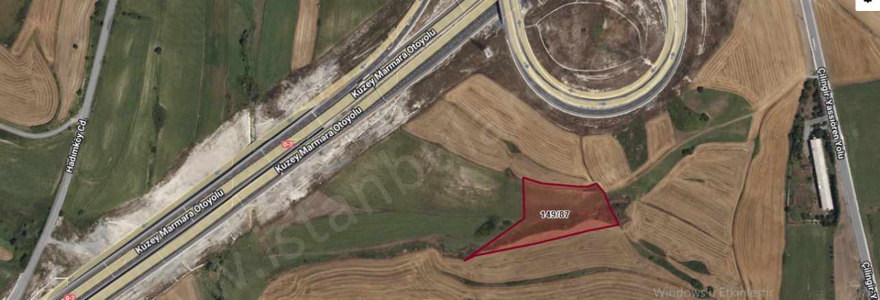 Arnavutköy Yassıörende Satılık Arsa 1 073 M2 Hisseli Yolu Var Yassıören Mah