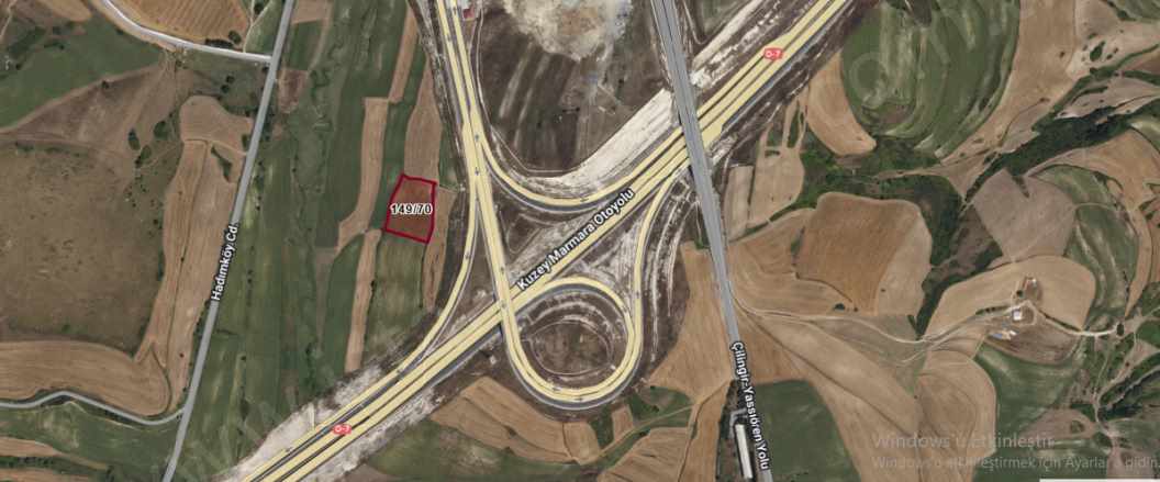 Arnavutköy Yassıörende Satılık Arsa 881 M2 Hisseli Otoyola Yakın Yassıören Mah