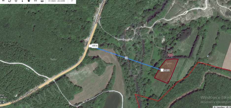 Arnavutköy Haraççıda Satılık Arsa 500 M2 Yeri Belli Yolu Var Hisseli Haraççı Mah