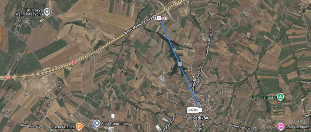 Silivri Kadıköyde Satılık Arsa 647 M2 Çaplı Resmi Yolu Var Otoyola Yakın Kadıköy Mah