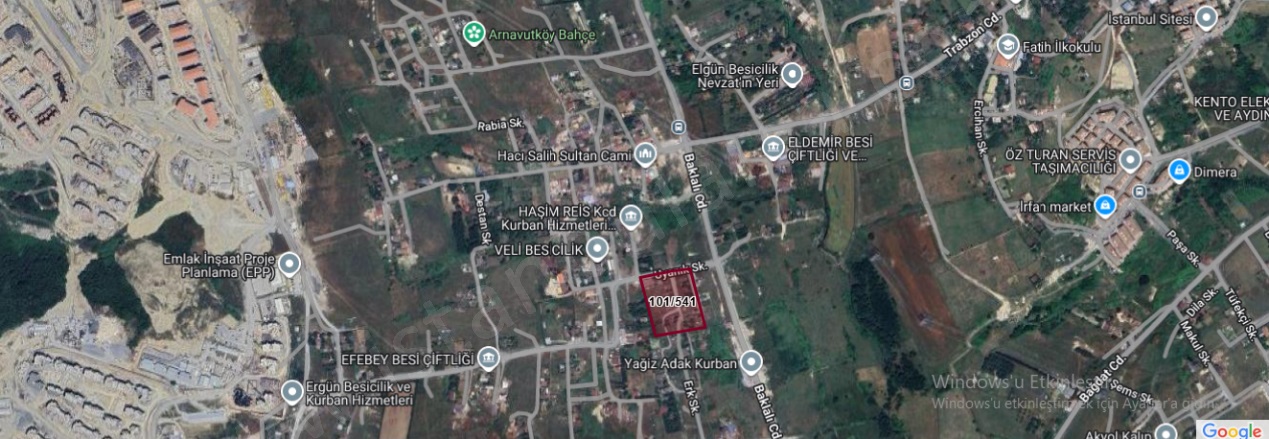 Tayakadın Mah. Arnavutköy Satılık Arsa |  178M2 1.045.000Tl Resim-5