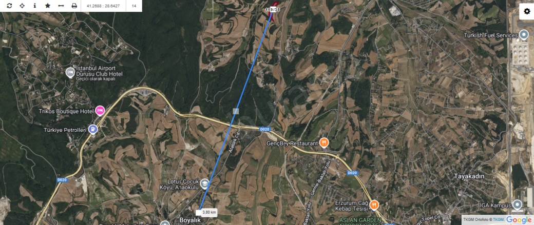 Boyalık Mah. Arnavutköy Satılık Arsa |  627M2 1.925.000Tl Resim-2