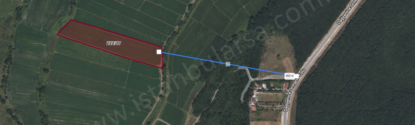 Çiftlikköy Mah. Çatalca Satılık Tarla |  332M2 402.000Tl Resim-2