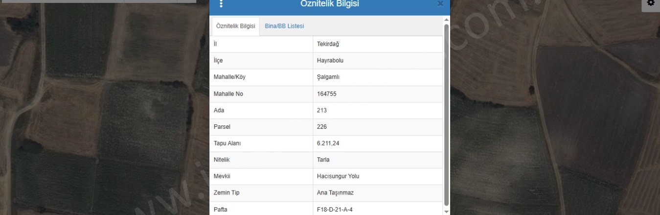 Şalgamlı Mah. Hayrabolu Satılık Tarla |  6211M2 1.650.000Tl Resim-1