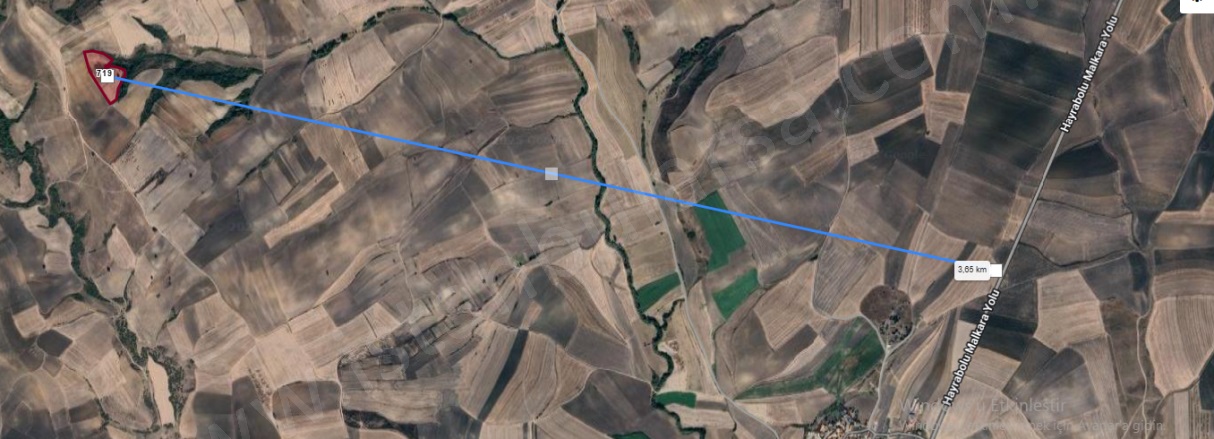 Hasköy Mah. Hayrabolu Satılık Arsa |  1071M2 320.000Tl Resim-4