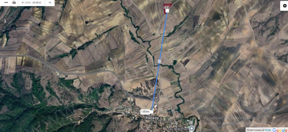 Hasköy Mah. Hayrabolu Satılık Tarla |  355M2 212.000Tl Resim-3