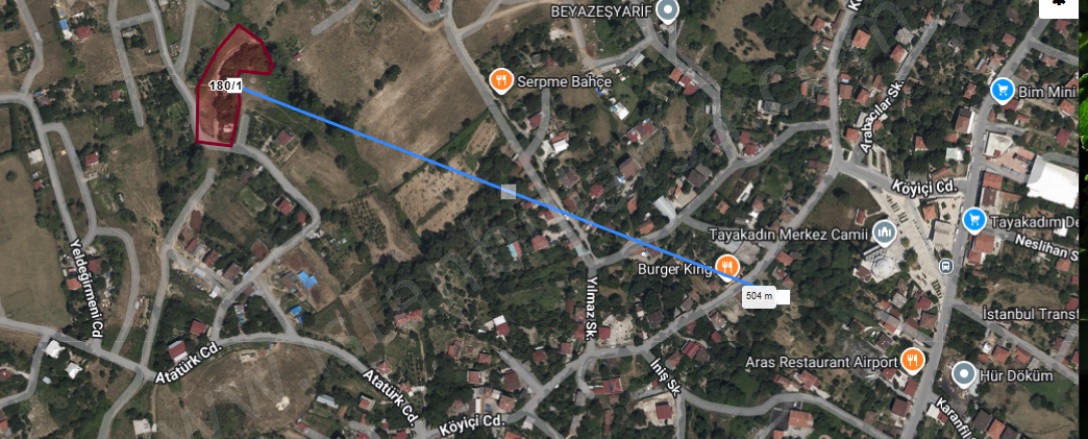 Tayakadın Mah. Arnavutköy Satılık Arsa |  124M2 635.000Tl Resim-3