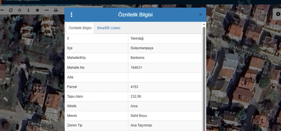 Barbaros Mah. Süleymanpaşa Satılık Arsa |  232M2 4.675.000Tl Resim-4