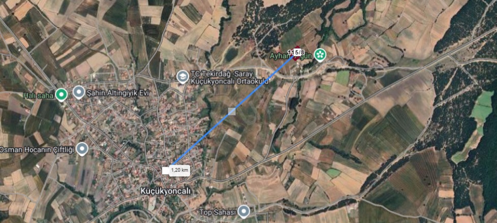 Küçükyoncalı Mah. Saray Satılık Arsa |  926M2 1.035.000Tl Resim-4
