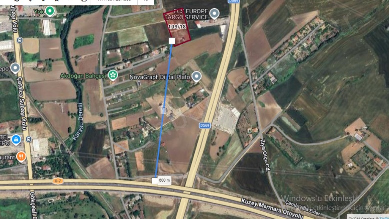 Kaleiçi Mah. Çatalca Satılık Arsa |  650M2 4.400.000Tl Resim-1