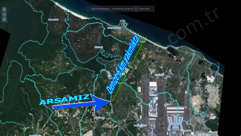 Tayakadın Mah. Arnavutköy Satılık Arsa |  250M2 1.250.000Tl İmarlı  Resim-5