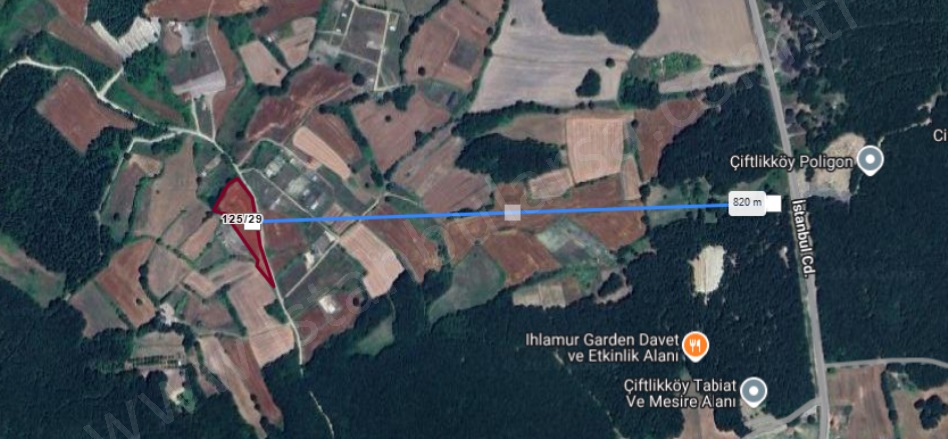 Çiftlikköy Mah. Çatalca Satılık Tarla |  202M2 632.000Tl Resim-3