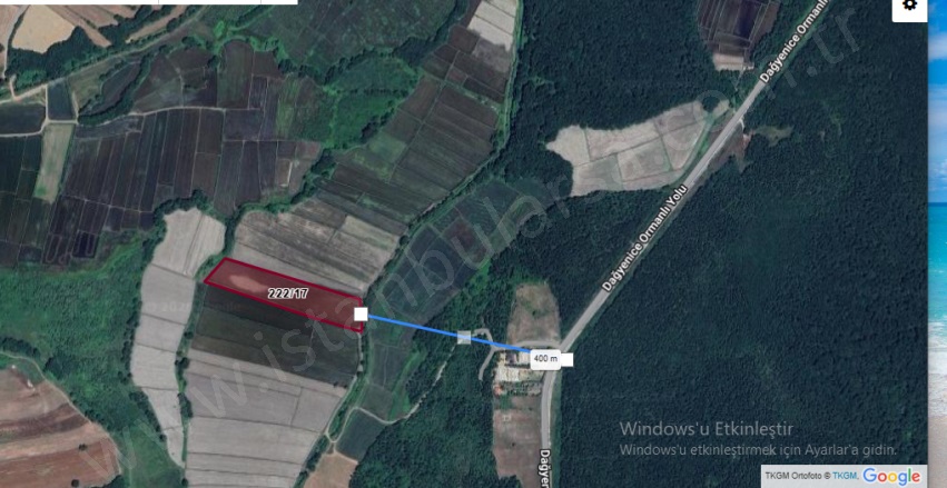 Çiftlikköy Mah. Çatalca Satılık Arsa |  296M2 408.000Tl Resim-2