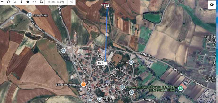 Arnavutköy Çilingirde Satılık Arsa 94 M2 Hisseli Yolu Var Çilingir Mah