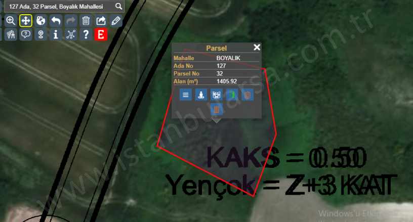 Arnavutköy Boyalıkta Satılık Arsa 350 M2 Hisseli 3 Kat imarlı Boyalık Mah