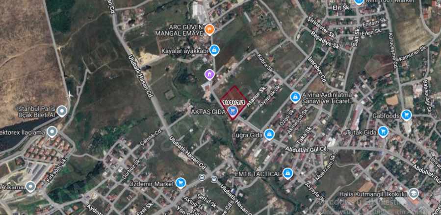 Arnavutköy imrahorda Satılık Arsa 575 M2 Cadde Cephe 2 Kat imarlı Hisseli imrahor Mah